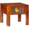 Image de vidaXL Table de Chevet 40x40x36 cm Bois d'acacia Massif, Armoire de Chevet, Armoire de lit, Table d'appoint pour Chambre à Coucher, Table de Nuit