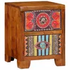 Image de vidaXL Table de Chevet 35x35x45 cm Bois d'acacia Massif, Armoire de Chevet, Armoire de lit, Table d'appoint pour Chambre à Coucher, Table de Nuit