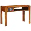 Image de vidaXL Bureau d'écriture avec tiroir Marron 110 x 50 x 73 cm