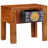 Image de vidaXL Table d'appoint avec tiroir Marron 40 x 30 x 36 cm