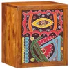 Image de vidaXL Cabinet de Chevet Marron 35 x 30 x 40 cm Bois d'Acacia Massif, Table de Chevet en Acacia, Rangement Rustique, Organisateur Mural, Meuble Compact pour Vos Essentiels
