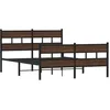 Image de vidaXL Cadre de lit sans Matelas avec tête de lit et Pied de lit
