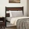 Image de vidaXL Tête de lit de remplacement chêne marron 100 cm acier et bois d'ingénierie