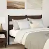 Image de vidaXL Tête de lit de remplacement chêne marron 120 cm acier et bois d'ingénierie