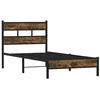 Image de vidaXL Cadre de lit sans Matelas avec tête de lit 107x203 cm