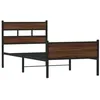 Image de vidaXL Cadre de lit sans Matelas chêne Marron 90x200cm Bois ingénierie, lit Simple, Meuble de Chambre à Coucher, lit d'invité, lit