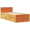 Image de vidaXL Cadre de lit sans Matelas avec tête de lit 90x200 cm Bois pin