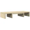 Image de vidaXL Support de moniteur réglable chêne sonoma bois d'ingénierie, support de moniteur réglable, support pour écran d'ordinateur, support d'ordinateur