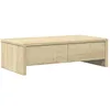 Image de vidaXL Support de Moniteur avec tiroirs chêne Sonoma Bois d'ingénierie, Support d'écran, étagère de Moniteur, Base de Moniteur