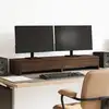 Image de vidaXL Support de moniteur avec tiroirs chêne marron bois d'ingénierie