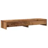 Image de vidaXL Support de Moniteur avec tiroirs Vieux Bois Bois d'ingénierie, Support d'écran, étagère de Moniteur, Base de Moniteur