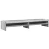Image de vidaXL Support de moniteur sonoma gris 100x24x16 cm bois d'ingénierie, supports de moniteur double, support pour écran d'ordinateur, support d'ordinateur