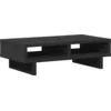 Image de vidaXL Support de moniteur noir 50x27x15 cm bois d'ingénierie, support de moniteur pour bureau, étagère de moniteur, support de moniteur d'ordinateur
