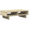 Image de vidaXL Support de moniteur chêne sonoma 50x27x15 cm bois d'ingénierie, support de moniteur pour bureau, étagère de moniteur, support de moniteur d'ordinateur