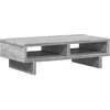 Image de vidaXL Support de moniteur sonoma gris 50x27x15 cm bois d'ingénierie, support de moniteur pour bureau, étagère de moniteur, support de moniteur d'ordinateur