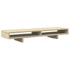 Image de vidaXL Support de Moniteur chêne Sonoma 100x27x15 cm Bois d'ingénierie, Support de Moniteur pour Bureau, étagère de Moniteur, Support de Moniteur d'ordinateur