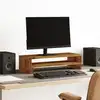 Image de vidaXL Support de moniteur vieux bois 54x22x15 cm bois d'ingénierie