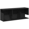 Image de vidaXL Armoire Murale 80x20x30 cm Noir Bois d'ingénierie