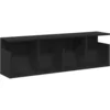 Image de vidaXL Armoire Murale 100x20x30 cm Noir Bois d'ingénierie