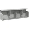 Image de vidaXL Armoire Murale 100x20x30 cm Gris béton Bois d'ingénierie, Armoire Murale Flottante, étagère Murale, vitrine Murale, Meuble TV Mural