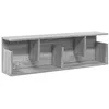 Image de vidaXL Armoire Murale 100x20x30 cm Sonoma Gris Bois d'ingénierie