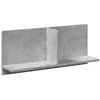 Image de vidaXL Armoire Murale 70x16,5x30 Gris béton cm Bois d'ingénierie