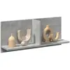 Image de vidaXL Armoire murale 70x16,5x30 gris béton cm bois d'ingénierie