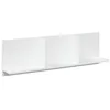 Image de vidaXL Armoire Murale 100x16,5x30 cm Blanc Bois d'ingénierie, Armoire Murale Flottante, étagère Murale, vitrine Murale, Meuble TV Mural, Meuble Mural