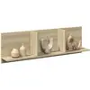 Image de vidaXL Armoire murale 100x16,5x30 cm chêne sonoma bois d'ingénierie