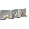 Image de vidaXL Armoire murale 100x16,5x30 cm gris béton bois d'ingénierie