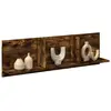 Image de vidaXL Armoire murale 100x16,5x30 cm chêne fumé bois d'ingénierie