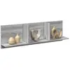 Image de vidaXL Armoire murale 100x16,5x30 cm sonoma gris bois d'ingénierie