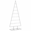 Image de vidaXL Arbre de Noël en Métal Noir 210 cm - Support et Décoration de Sapin