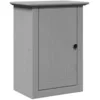 Image de vidaXL Armoire Murale de Salle de Bain BODO Gris 44x30x60 cm, Armoire Murale de Toilettes, Armoire de Salle de Bain Murale, Armoire à Pharmacie