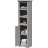 Image de vidaXL Armoire de salle de bain BODO gris 44x30x160 cm