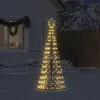Image de vidaXL Sapin de Noël à LED 200 LED Blanc Chaud 180 cm