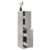 Image de vidaXL Armoire d'apothicaire gris béton 30x41x144,5 cm bois ingénierie