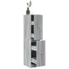 Image de vidaXL Armoire apothicaire sonoma gris 30x41x144,5cm bois d'ingénierie
