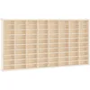 Image de vidaXL Vitrine de Collection en Bois avec 80 Compartiments 80 x 4,5 x 40,5 cm
