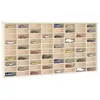 Image de vidaXL Vitrine de collection en bois avec 80 compartiments 80 x 4,5 x 40,5 cm