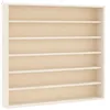 Image de vidaXL Vitrine de Collection en Bois avec 6 étagères 60x8,5x55 cm