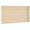 Image de vidaXL Vitrine de Collection en Bois avec 6 étagères 100x8,5x55 cm