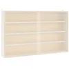 Image de vidaXL Vitrine de Collection en Bois avec Portes 60 x 8,5 x 37 cm