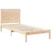 Image de vidaXL Cadre de lit Extra Long sans Matelas 90x220 cm Bois Massif