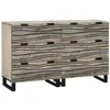 Image de vidaXL Ensemble de Buffet avec tiroir 2 pcs Blanc 60 x 33,5 x 75 cm, Buffet Vintage en Bois de Mangue Massif, Rangement Compact pour Salle à Manger, déco Maison Tendance