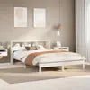 Image de vidaXL Cadre de lit sans matelas blanc 160x200 cm bois de pin massif