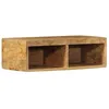 Image de vidaXL Meuble TV Mural 60x30x19 cm Bois Massif de manguier Brut, Meuble média, Meuble latéral, Centre de Divertissement, Meuble HiFi, Buffet, Meuble
