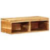 Image de vidaXL Meuble TV Mural 60x30x19 cm Bois Massif d'acacia, Meuble média, Meuble latéral, Centre de Divertissement, Meuble HiFi, Buffet, Meuble