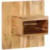 Image de vidaXL Table de chevet 50x27x50 cm bois d'acacia solide