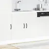 Image de vidaXL Meuble bas pour évier Kalmar blanc 80x46x81,5cm bois ingénierie